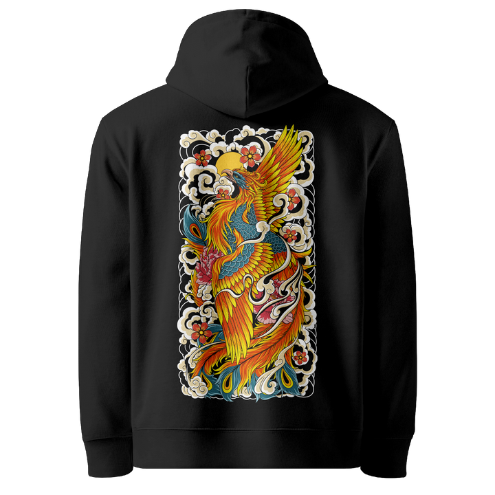 Rising Phoenix Black Hoodie