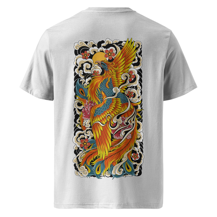 Rising Phoenix Tattoo Tee – White Heavyweight