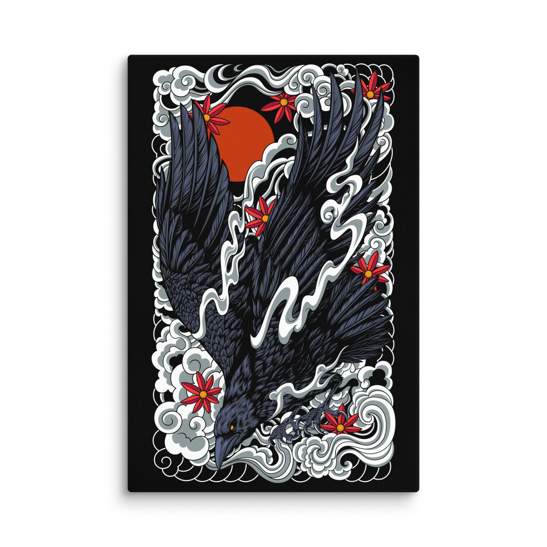 raven canvas40x60 canvas Product mockup