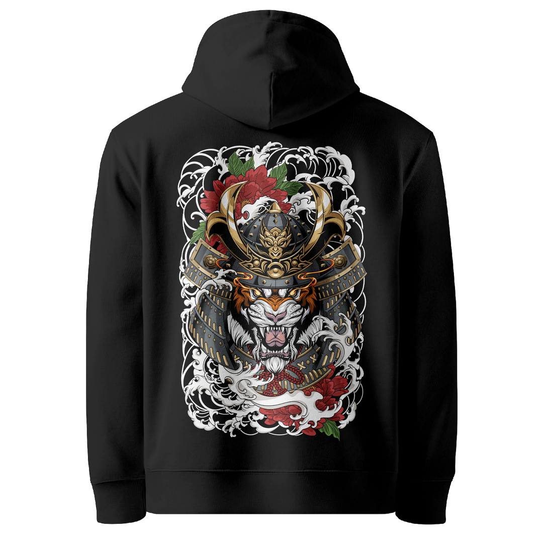 Tattoo-inspired graphic hoodie featuring original tattoo artwork. Premium heavyweight cotton for warmth and comfort.