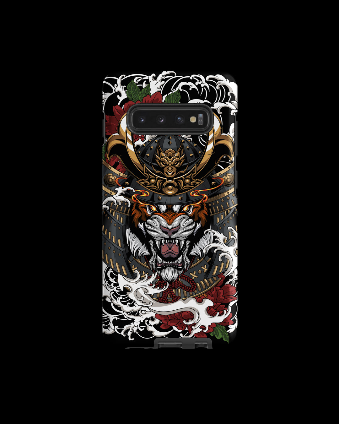 tiger samurai phone case cover