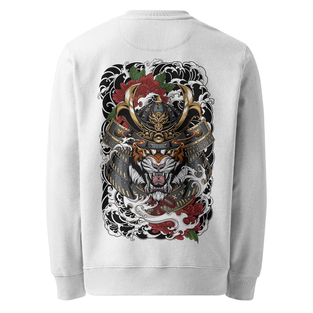 Roar of the Ronin Graphic Tattoo Sweatshirt - White