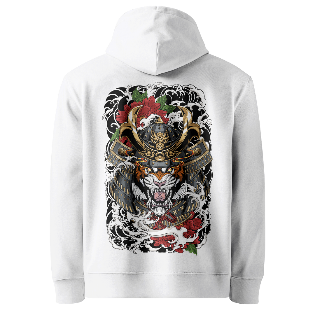 Tattoo-inspired graphic hoodie featuring original tattoo artwork. Premium heavyweight cotton for warmth and comfort.