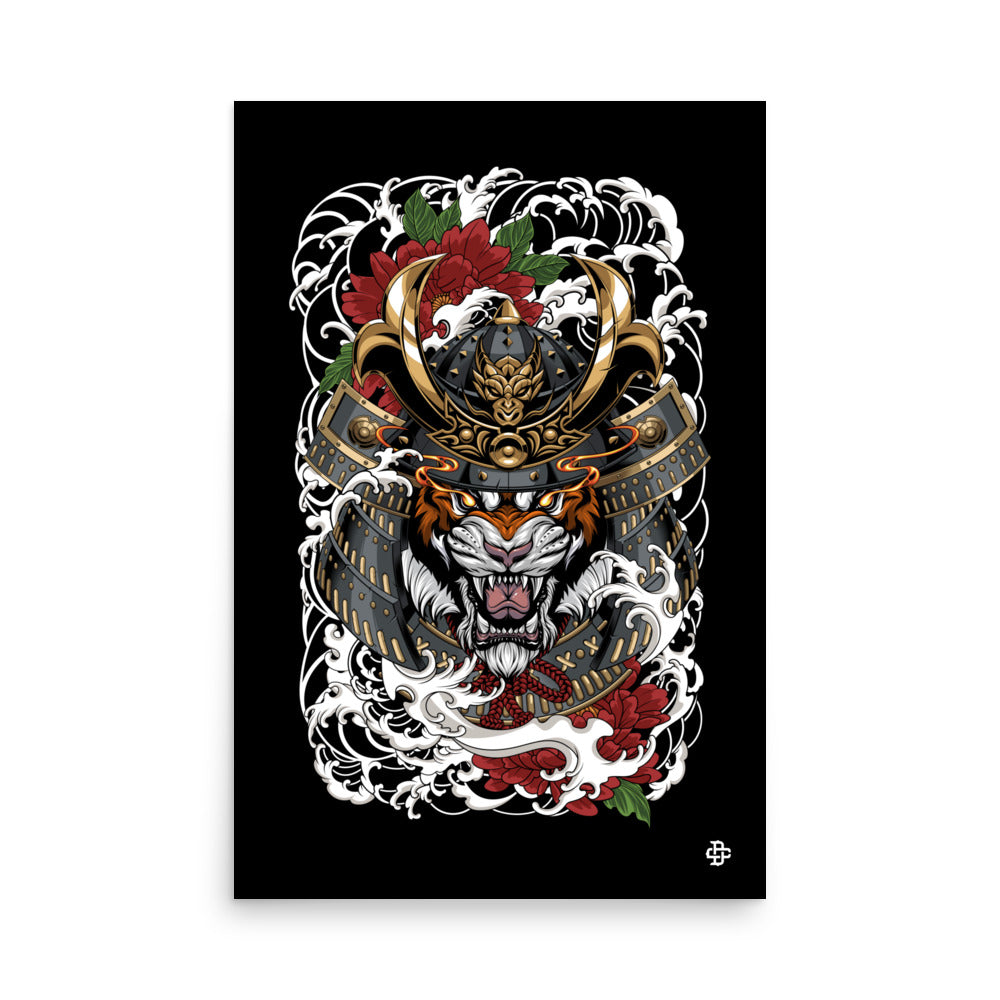 samurai tiger poster