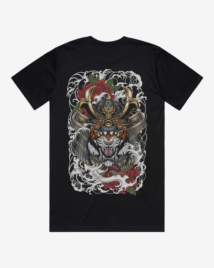 Relaxed Japanese Graphic T-Shirt — Ronin Tora Back Print