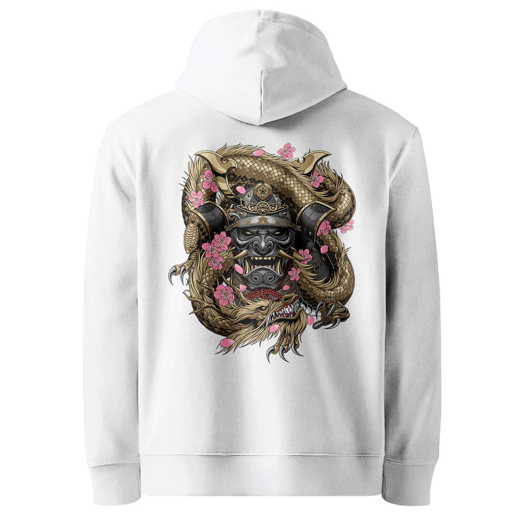 Tattoo-inspired graphic hoodie featuring original tattoo artwork. Premium heavyweight cotton for warmth and comfort.