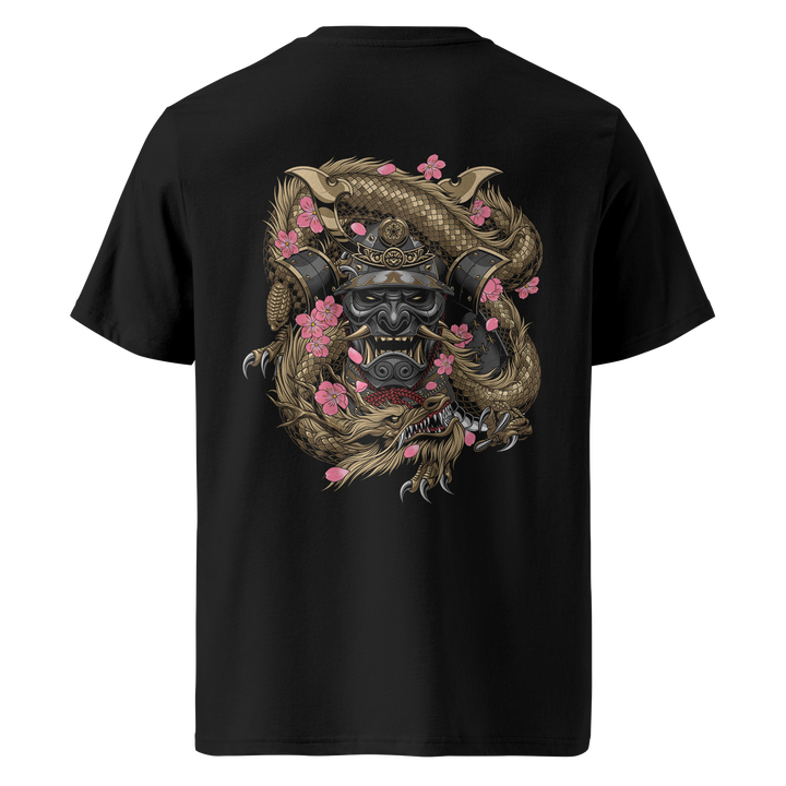 Samurai Embraced Tattoo Tee – Black Heavyweight