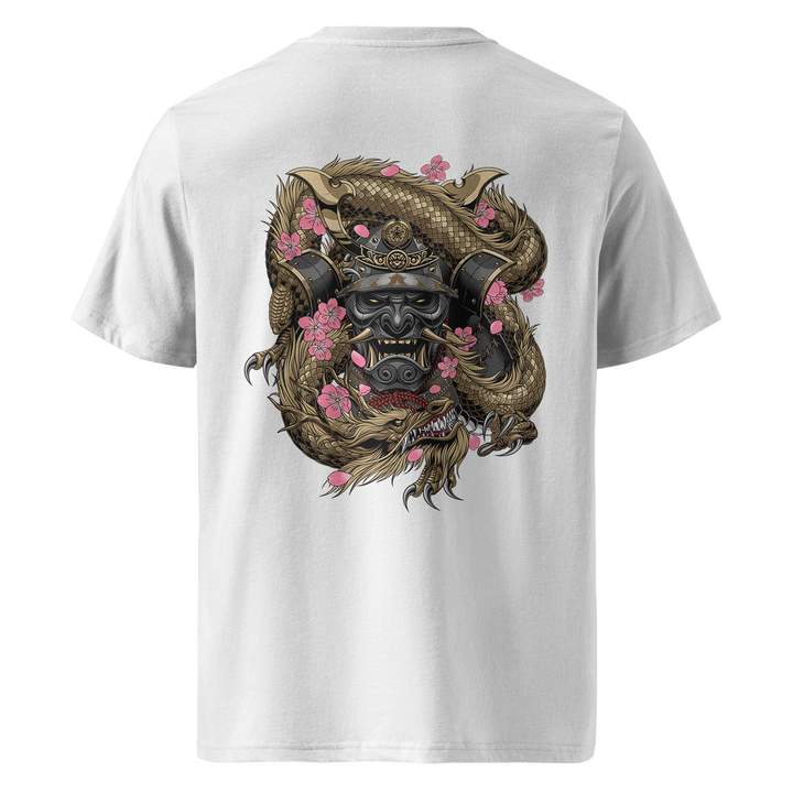 Samurai Embraced Tattoo Tee – White Midweight