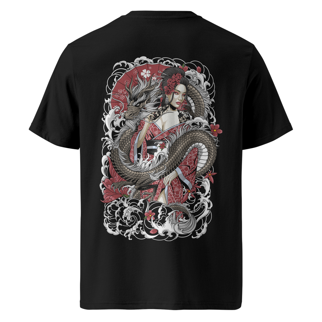 Scarlet Geisha Tattoo Tee – Black Midweight