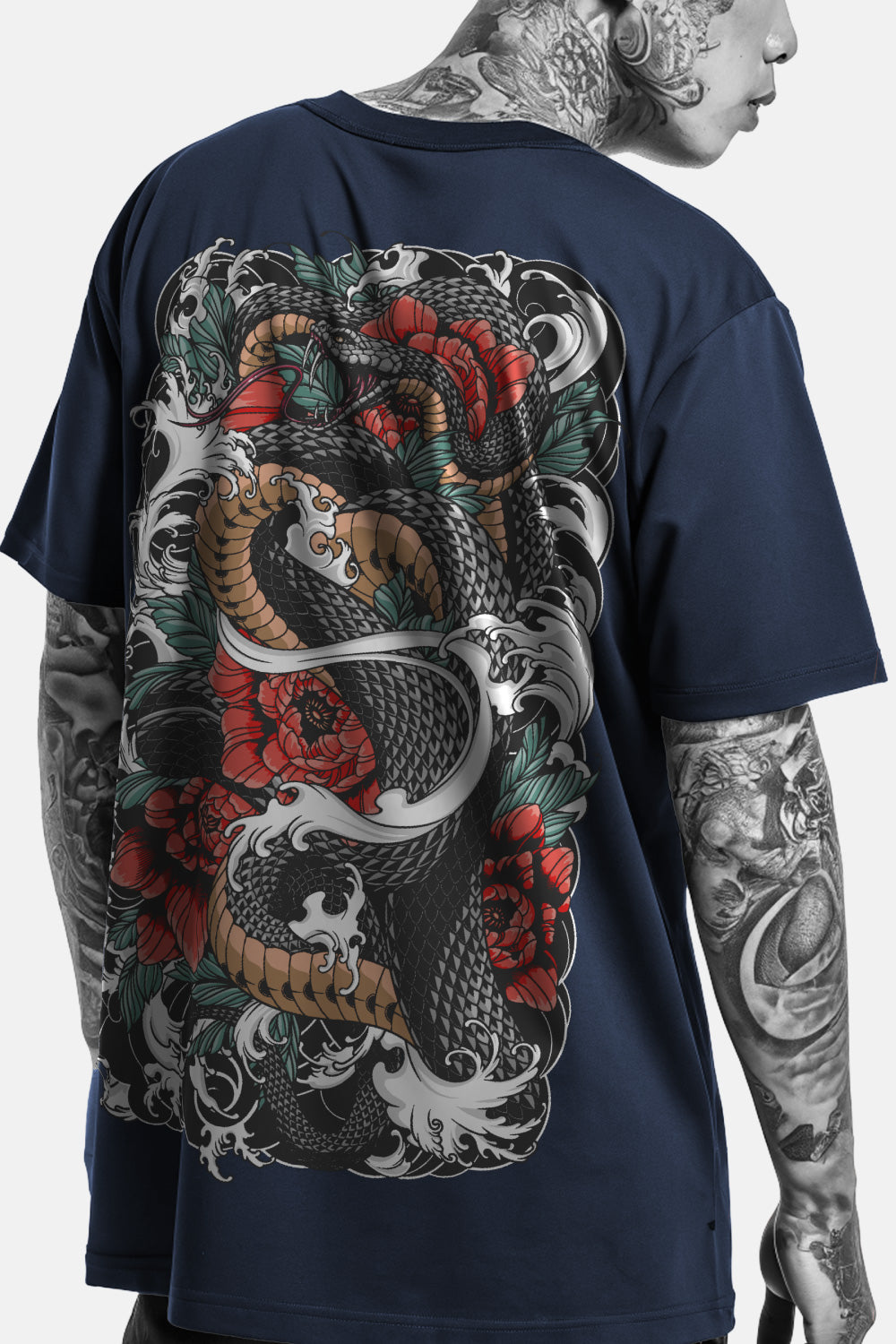 Tattoo-inspired graphic tee featuring original tattoo artwork. Premium cotton for a comfortable, medium fit.