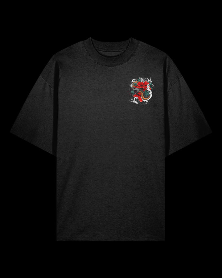 Serpents Bloom Oversized T-Shirt