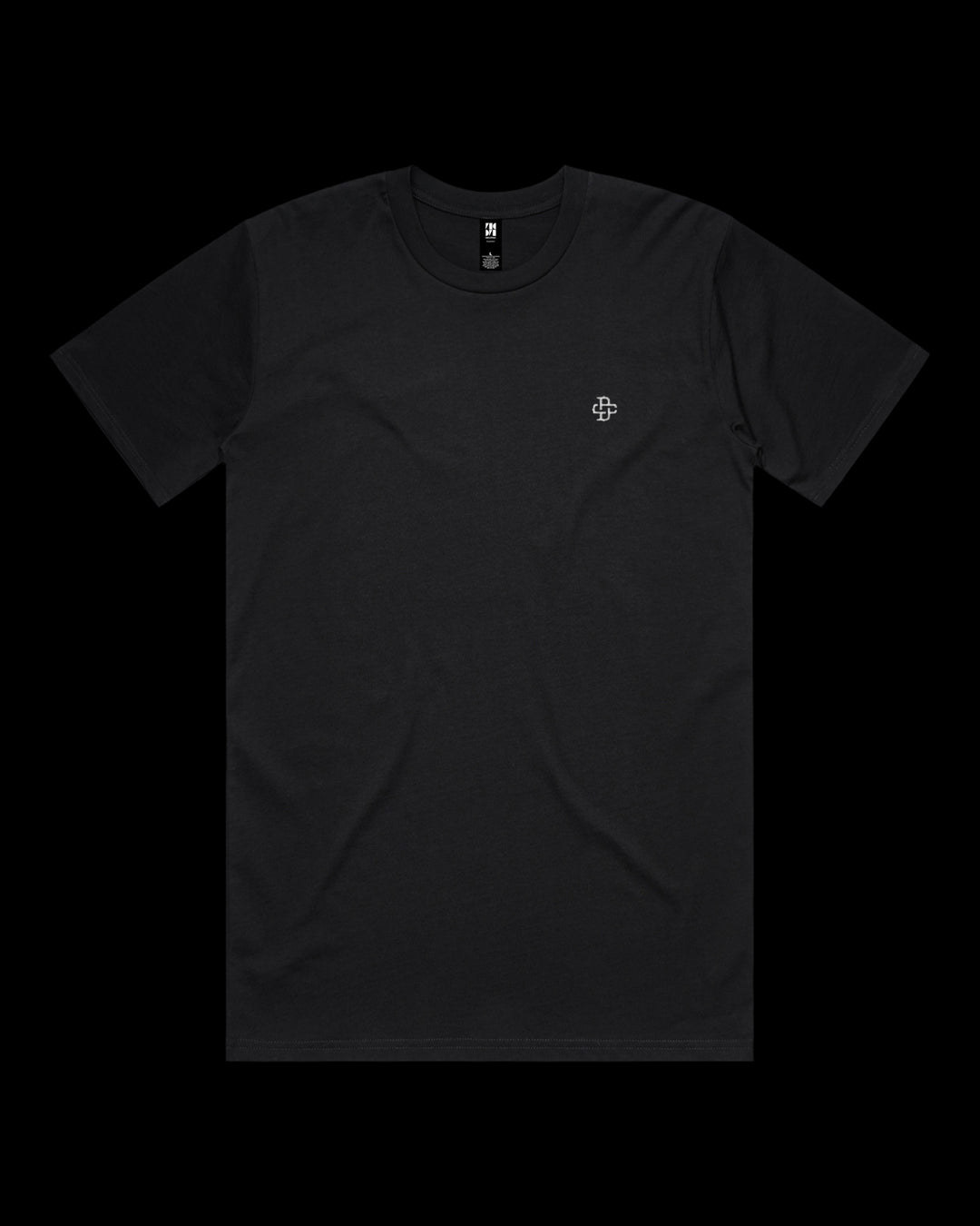 small left chest embroidery of dsign crtels dc monogram