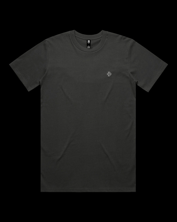 small left chest embroidery of dsign crtels dc monogram