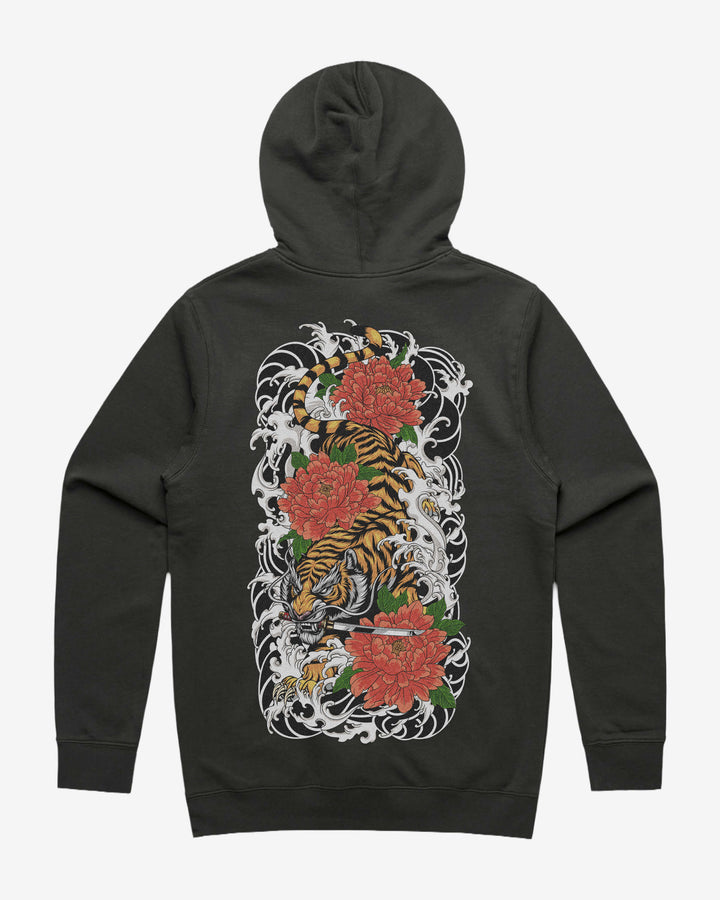 Japanese Tiger Graphic Hoodie