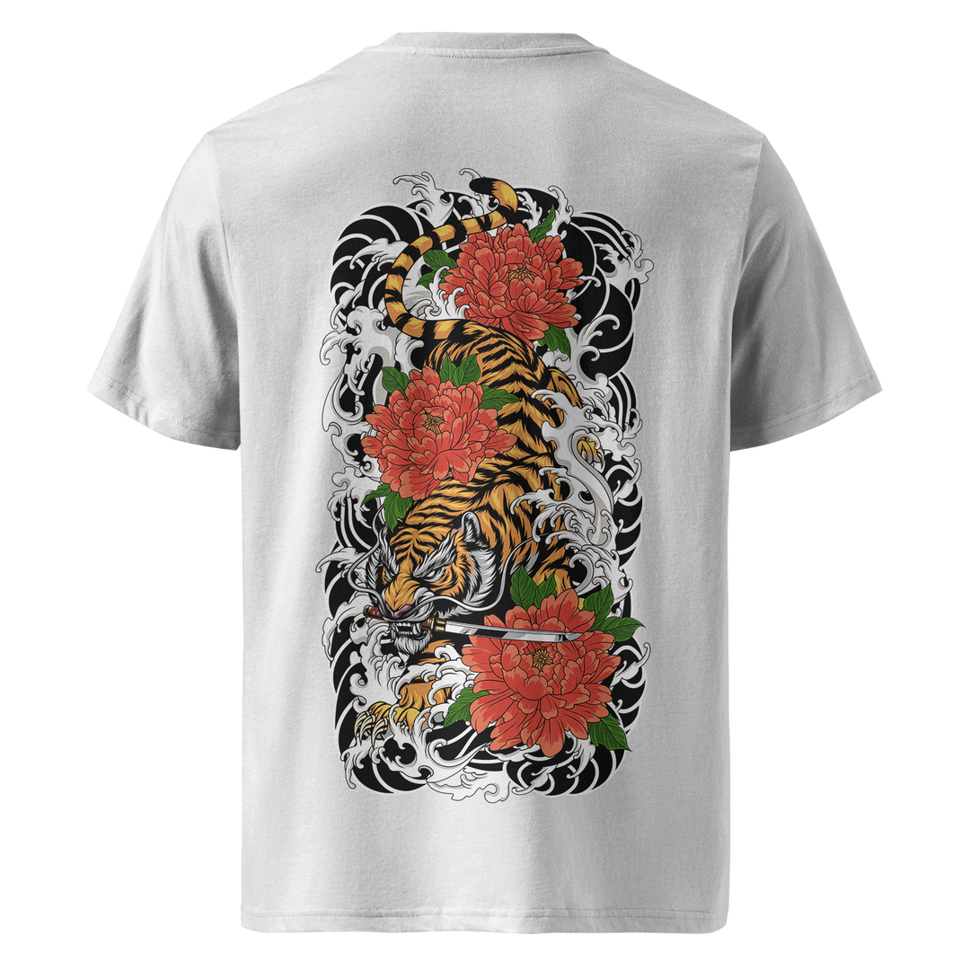 Tigers Descent Tattoo Tee – White Heavyweight