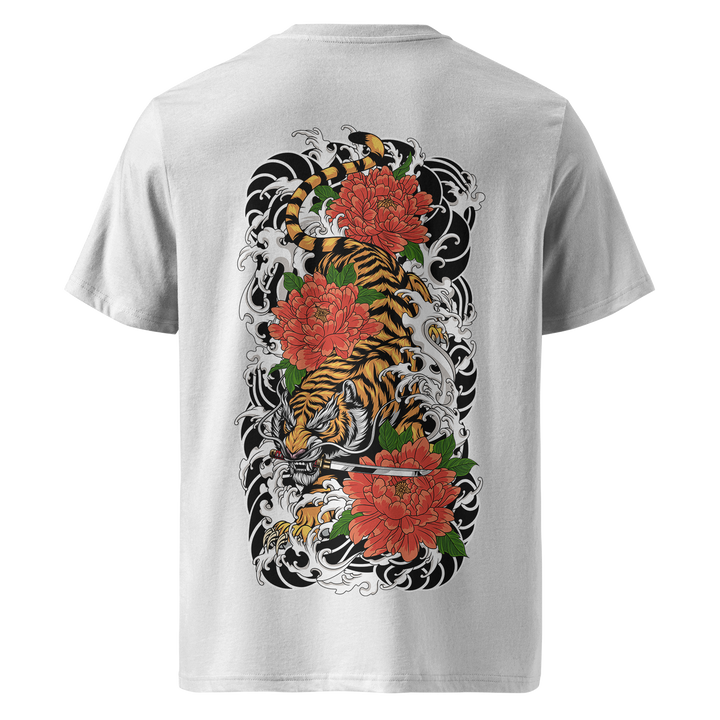 Tigers Descent Tattoo Tee – White Heavyweight