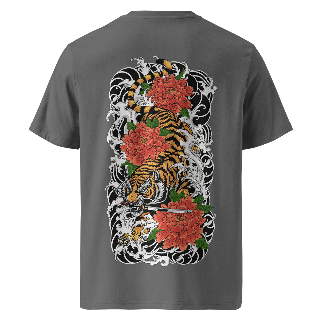 Tigers Descent Tattoo Tee – Anthracite Midweight