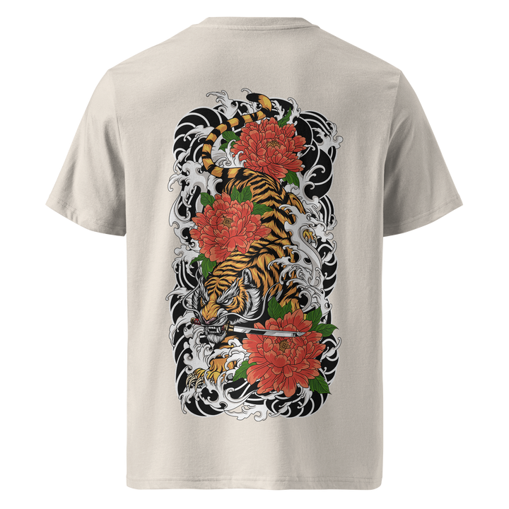 Tigers Descent Tattoo Tee – Natural Raw Heavyweight