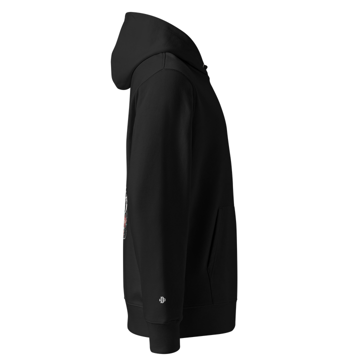 Clouded Ronin Card Shaper Graphic Hoodie | Back Print