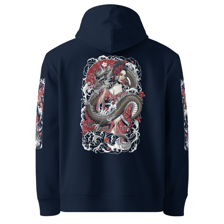 Serpentine Grace 360 Geisha Graphic Hoodie