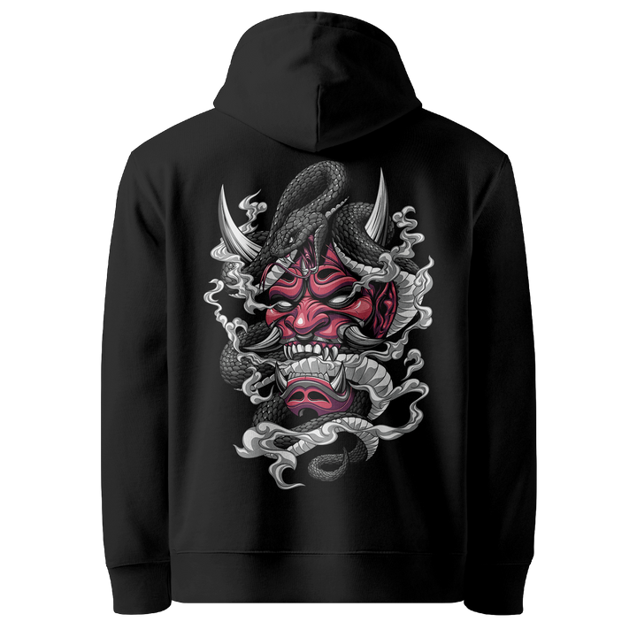 Tattoo-inspired graphic hoodie featuring original tattoo artwork. Premium heavyweight cotton for warmth and comfort.