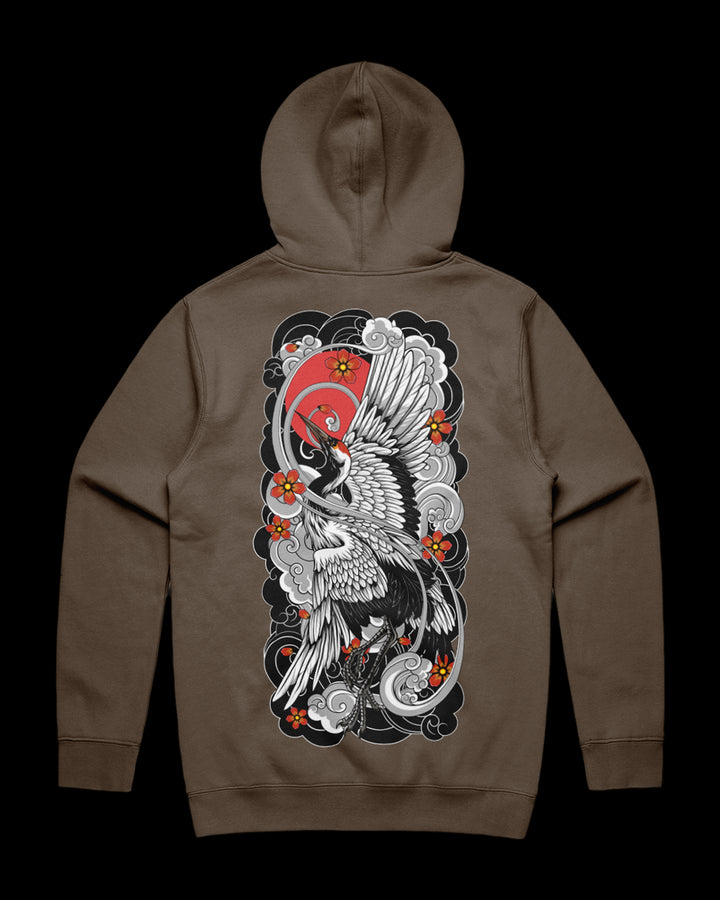 Rising Crane | Heavyweight Hoodie