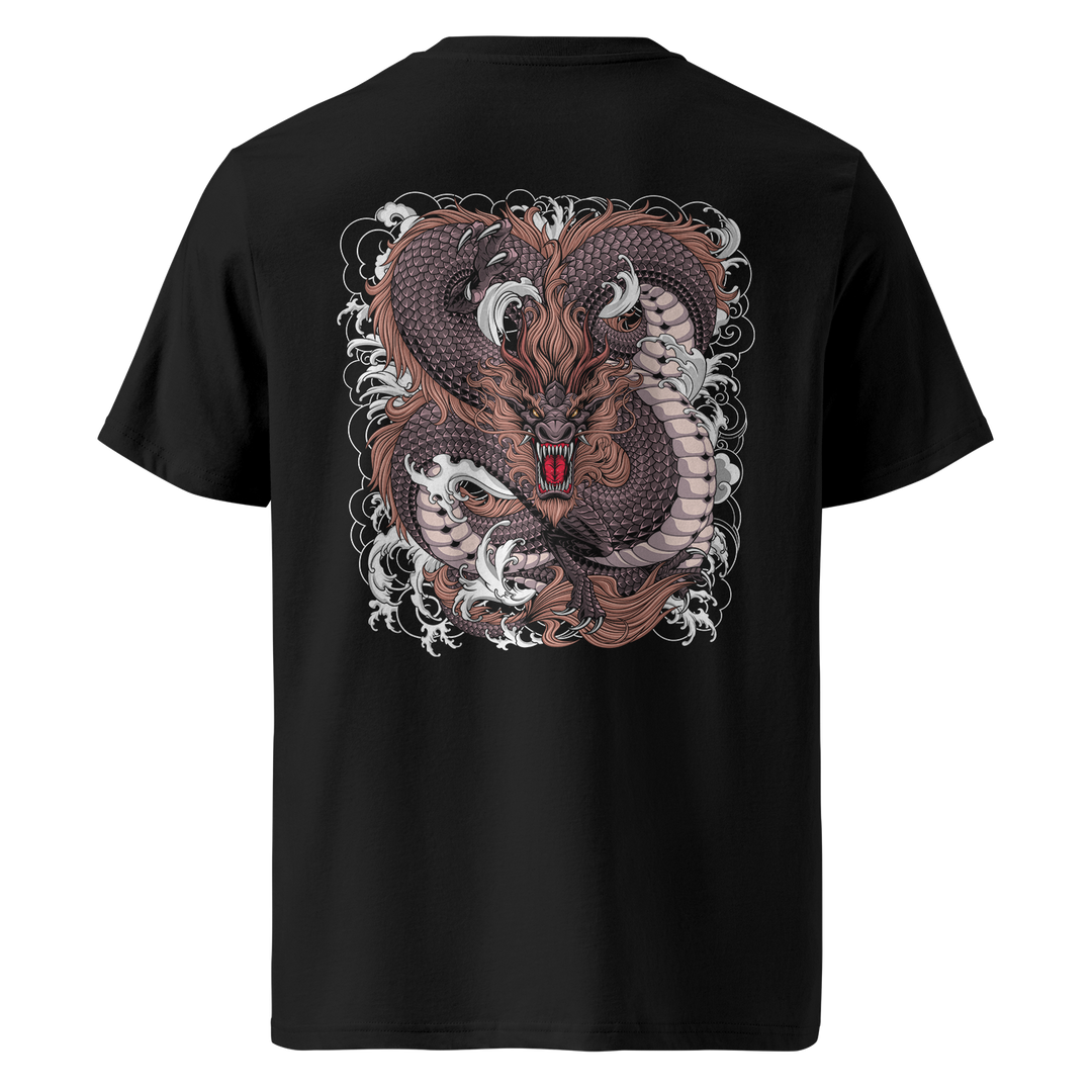 Weaving Dragon Tattoo Tee – Black Midweight