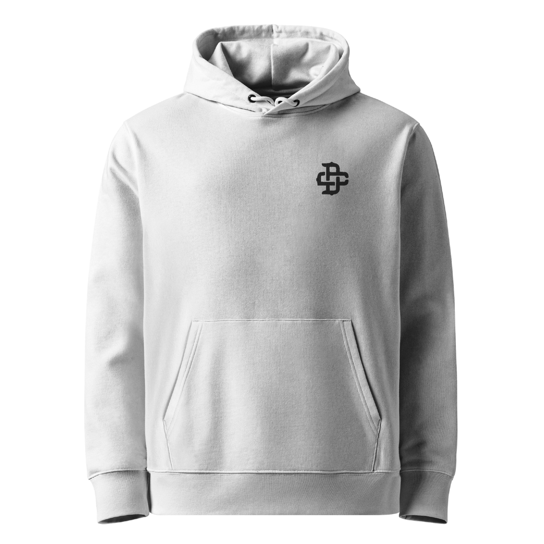 Mirrored Shogun Tattoo Hoodie - White