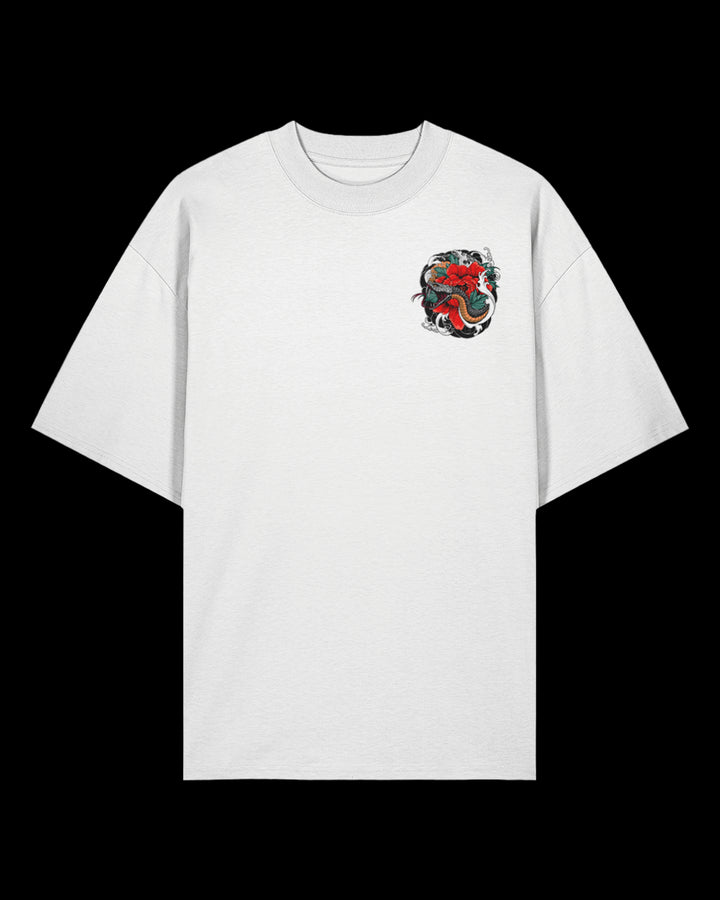 Serpents Bloom Oversized T-Shirt